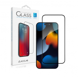   ACCLAB Full Glue  Apple iPhone 15 Black (1283126575228) -  2