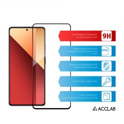   ACCLAB Full Glue  Xiaomi Redmi Note 13 Pro 4G Black (1283126583780) -  3