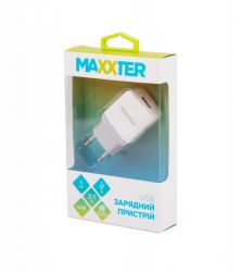   , 1 USB, 5V/2.1A Maxxter UC-24A -  2