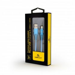  micro USB 2.0 A-/Micro B-, , 2.1  Cablexpert CC-USB2B-AMmBM-2M-VW -  2