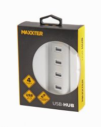  USB 2.0 Type-A  4 , ,  Maxxter HU2A-4P-01 -  4