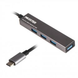  USB 3.0 Type-  4 , , - Maxxter HU3C-4P-02