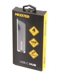  USB 3.0 Type-  4 , , - Maxxter HU3C-4P-02 -  3