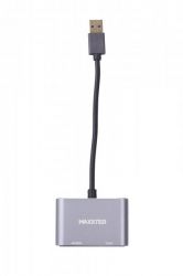 - USB-A  HDMI/VGA Maxxter V-AM-HDMI-VGA -  3