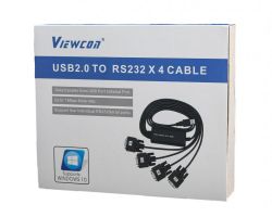 - USB 2.0-4 COM (9+25pin), 1.4  Viewcon VE671 -  4