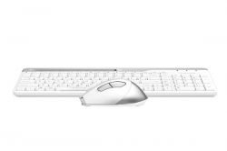   Fstyler + (FB35C+FBK25), Icy White, USB A4Tech FB2535C (Icy White) -  3