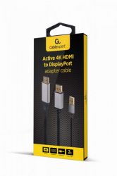 - HDMI  DisplayPort, 4K 60 , 2 Cablexpert A-HDMIM-DPM-01 -  3