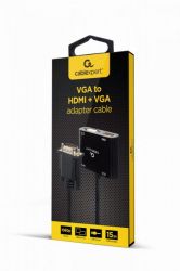 - VGA  HDMI/VGA+ 3,5 Cablexpert A-VGA-HDMI-02 -  5