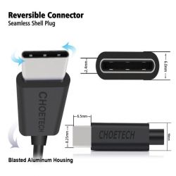    USB 2.0 A-/C-,1 . Choetech AC0002 -  5