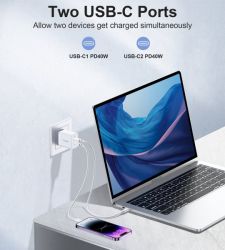   , 2 USB-C, 40, PD Choetech Q5006-EU-WH -  8