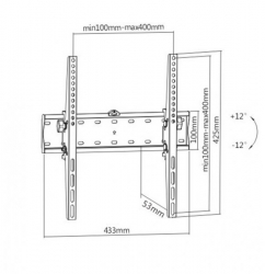    32 - 55 ( 40 ) Gembird WM-55T-02 -  2