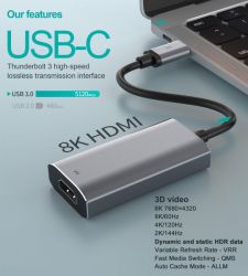 - USB-C  HDMI, 8 60  Choetech HUB-H16-GY -  4