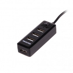  USB 2.0 Type-A  4 , 5V1A   , ,  Maxxter HU2A-4P-AC-03