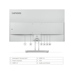 LENOVO 27" 16:9 IPS  , 19201080, 100 , 1  ( MPRT), 1xVGA/2xHDMI, SP (23 ),  L27i-4A -  5