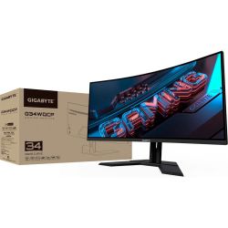 GIGABYTE i i 34" VA 1500R 180Hz  3440x1440 Display HDR400 2xHDMI(2.0) 2xDP(1.4) 2x2W G34WQCP Gaming Monitor -  9