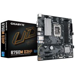 GIGABYTE M  s1700 Intel B760 HDMI/DP/VGA R5 2xM.2 GbE LAN mATX B760M D3HP -  2