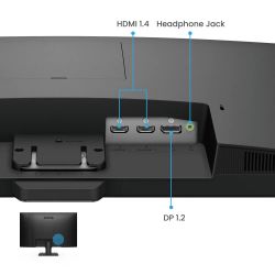 BENQ 23,8" 16:9 IPS  , 19201080, 100 , 5   (GtG), VESA MediaSync, 2xHDMI 1.4/1xDP 1.2, SP (2 GW2790E BLACK -  5