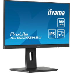 IIYAMA 21.5" 16:9 IPS  , 19201080, 1  (MPRT),  100 , Adaptive Sync, 1xHDMI 1.4/1xDP 1.2/2xUSB  XUB2293HSU-B7 -  4