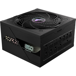 GIGABYTE   850W, 80 Pluse Platinum, PCIe Gen 5. 1, Fully modular, Smart fan 120mm GP-AE850PM PG5