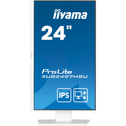 IIYAMA 23.8" 16:9 IPS  , 19201080, 1  (MPRT),  100 , Adaptive Sync, 1xHDMI 1.4/1xDP 1.2/2xUSB  XUB2497HSU-W2 -  2