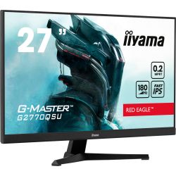 IIYAMA 27" 16:9 Fast IPS   , 25601440, 0 ,2  (MPRT), 180 , Adaptive Sync, 1xHDMI 1.4/1x G2770QSU-B6 -  2