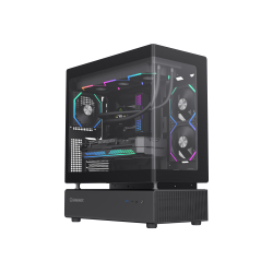 GAMEMAX  ' Midi ATX     X,M-ATX,ITX. (Support BTF),Tempered Glass,Mesh,USB N80 BK -  1