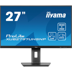 IIYAMA 27" 16:9 IPS  , 38402160, 1  (MPRT),   1xHDMI 2.0/1xDP 1.4/1xDP out/1xUSB C (PD  96 ) XUB2797UHSNP-B1