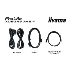 IIYAMA 23.8" 16:9 IPS  , 19201080, 1  (MPRT),  100 , Adaptive Sync, 1xHDMI 1.4/1xDP 1.2/1xDP o XUB2497HSN-B2 -  14