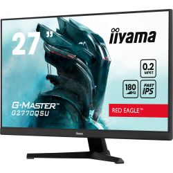 IIYAMA 27" 16:9 Fast IPS   , 25601440, 0 ,2  (MPRT), 180 , Adaptive Sync, 1xHDMI 1.4/1x G2770QSU-B6 -  3