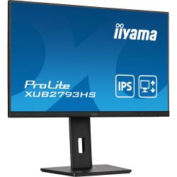 IIYAMA 27" 16:9 IPS  , 19201080, 1  (MPRT), 3 00  /2, 100 , Adaptive Sync, 1xHDMI 1.4/1xDP  XUB2793HS-B7 -  4