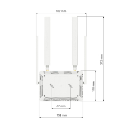 Wi-Fi  KEENETIC Explorer 4G (KN-4910) -  4