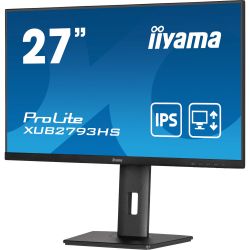 IIYAMA 27" 16:9 IPS  , 19201080, 1  (MPRT), 3 00  /2, 100 , Adaptive Sync, 1xHDMI 1.4/1xDP  XUB2793HS-B7 -  5