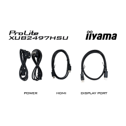 IIYAMA 23.8" 16:9 IPS  , 19201080, 1  (MPRT),  100 , Adaptive Sync, 1xHDMI 1.4/1xDP 1.2/2xUSB  XUB2497HSU-B2 -  14