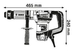   Bosch GSH 501, 1100, 7.5 , 2.850 /, 5.6  0.611.337.020 -  3