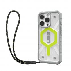 UAG +  iPhone 16 Pro, Pathfinder Clear Magsafe, Active Neon Lanyard 1144641BV01 -  2