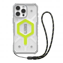 UAG +  iPhone 16 Pro Max, Pathfinder Clear Magsafe Bundle, Active Neon Lanyard 1144651BV01