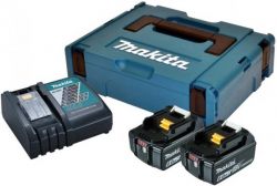 Makita   +   198116-4, LXT BL1860B x 2 (18, 6) + DC18RC,  Makpac 198116-4