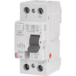 ETI   () 2 EFI6-P2 40/0,03  AC (6kA) 2061252