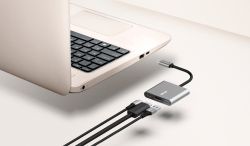 Trust Dalyx 3-in-1 Multiport USB-C Adapter ALUMINIUM 23772_TRUST -  2