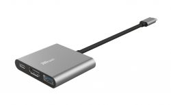 Trust Dalyx 3-in-1 Multiport USB-C Adapter ALUMINIUM 23772_TRUST -  4