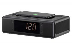  - 2E SmartClock Wireless Charging, Alarm Clock, Bluetooth, FM, USB, AUX Black 2E-AS01QIBK