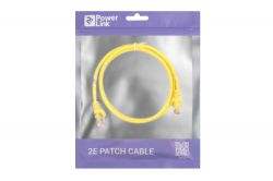 - 2E Cat 5e,UTP,RJ45, 26AWG ,7/0.16 CCA, 1.00 m, PVC,Yellow 2E-PC5ECA-100YLW -  3