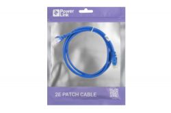 - 2E Cat 5e,UTP,RJ45, 26AWG ,7/0.16 Cu, 1.20 m, PVC,Blue 2E-PC5ECOP-120BL -  3