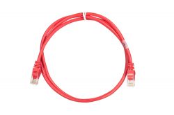 - 2E Cat 5e,UTP,RJ45, 26AWG ,7/0.16 Cu, 1.20 m, PVC,Red 2E-PC5ECOP-120RD -  2