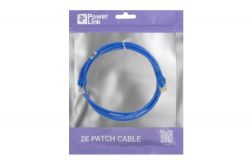 2E Cat 5e, UTP, RJ45, 26AWG ,7/0.16 Cu, 1.50 m, PVC, Blue 2E-PC5ECOP-150BL -  3