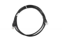 - 2E Cat 5e,UTP,RJ45, 26AWG ,7/0.16 Cu, 2.00 m, PVC,Black 2E-PC5ECOP-200BK -  2