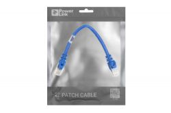 2E Cat 6, UTP, RJ45, 26AWG, 7/0.16 Cu, 0.20 m, PVC, Blue 2E-PC6COP-020BL -  3