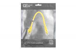 - 2E Cat 6,UTP,RJ45, 26AWG ,7/0.16 Cu, 0.20 m, PVC,Yellow 2E-PC6COP-020YLW -  3