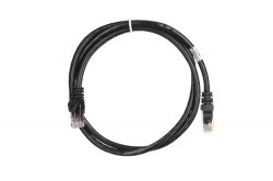 - 2E Cat 6,UTP,RJ45, 26AWG ,7/0.16 Cu, 1.00 m, PVC,Black 2E-PC6COP-100BK -  2