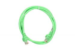 2E Cat 6,UTP,RJ45, 26AWG ,7/0.16 Cu, 1.00 m,PVC, Green 2E-PC6COP-100GRN -  2